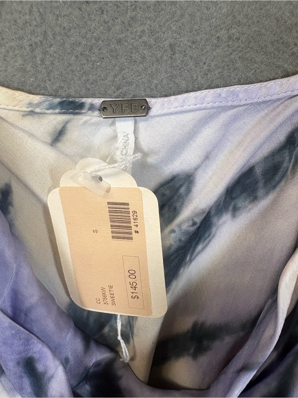 Young Fabulous & Broke Women’s Midi Tie Dye Slip Dress SZ S - Picture 4 of 6
